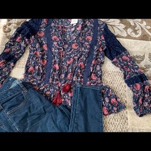Knox rose fall boho top